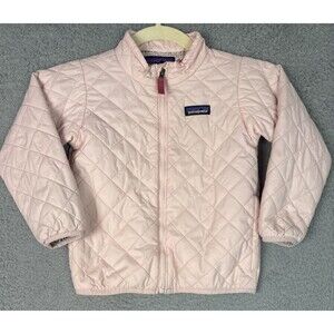 Patagonia Nano Puffer Pink Jacket Coat Size 4T Toddler